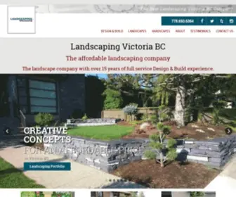 Landscaping-Victoria.com(Landscaping Victoria BC) Screenshot