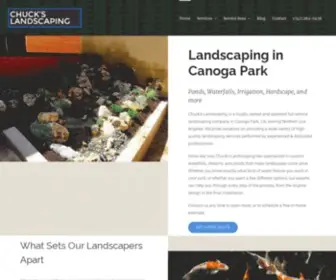 Landscapingbychuck.com(Landscaper in Canoga Park) Screenshot