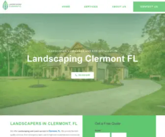 Landscapingclermont.com(Clermont Landscaping Company) Screenshot