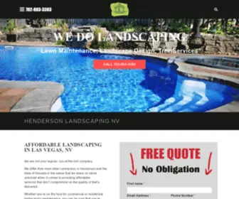 Landscapinghendersonpro.com(Landscape Maintenance) Screenshot