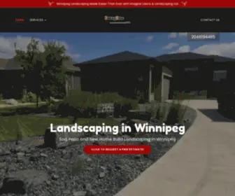 Landscapingwinnipeg.ca(Landscaping Winnipeg) Screenshot