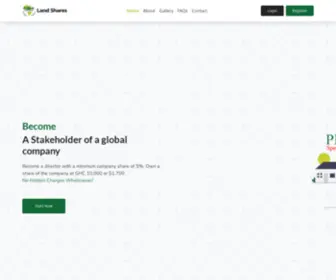 LandsharesGlobal.com(Land Shares Limited) Screenshot