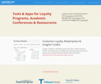 Landsharkhq.com(Coupon Loyalty Program) Screenshot