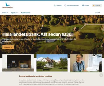 Landshypotek.se(Låna och spara i hela landets bank) Screenshot