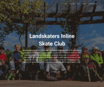 Landskaters.org(Philadelphia Inline Skating Club) Screenshot