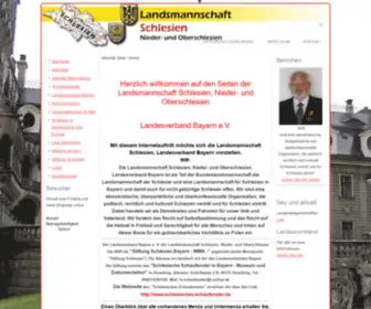 Landsmannschaftschlesienbayern.de(Landsmannschaftschlesienbayern) Screenshot