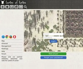 Landsoflords.com(Lands of Lords) Screenshot