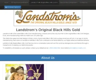 Landstroms.com(Black Hills Gold Collections) Screenshot