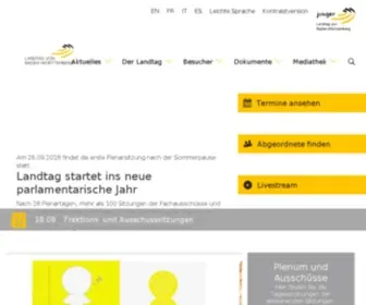 Landtag-BW.de Screenshot