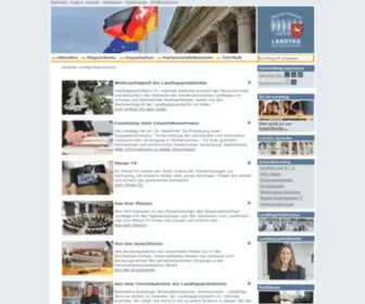 Landtag-Niedersachsen.de(Niedersächsischer Landtag) Screenshot