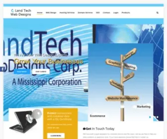 Landtechwebdesigns.com(Land Tech Web Designs Corp) Screenshot