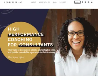 Landthebrand.com(High Performance Business Coaching for Consultants) Screenshot