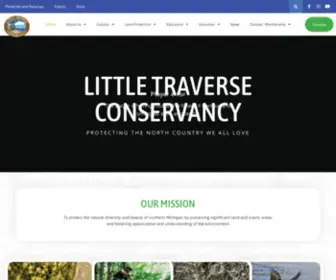 Landtrust.org(Little Traverse Conservancy land trust) Screenshot