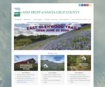 Landtrustsantacruz.org(Land Trust of Santa Cruz County) Screenshot