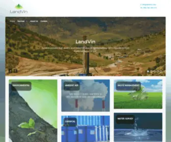 Landvin.com(Environmental Services) Screenshot