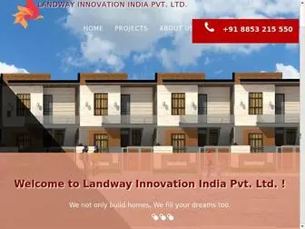 Landwayinnovation.com(We deliver best homes in Lucknow) Screenshot