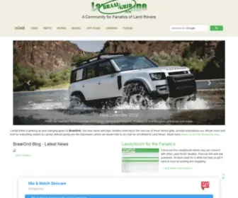 Landyonline.co.za(Fanatics of Land Rovers in Africa) Screenshot