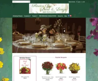 Laneandlenge.com(Flower Delivery by Lane & Lenge Florists) Screenshot