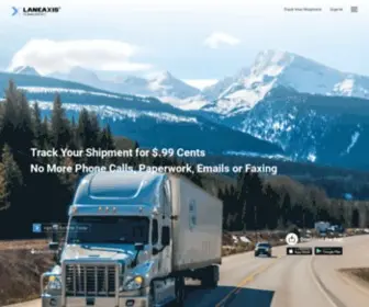 Laneaxis.com(Redefining Logistics) Screenshot