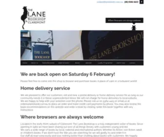 Lanebook.com.au(The Lane Bookshop) Screenshot
