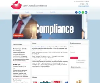 Laneconsultancy.in(Lane Consultancy Services) Screenshot