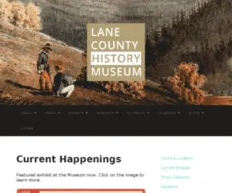 Lanecountyhistoricalsociety.org(Lane County Historical) Screenshot