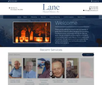 Lanefuneral.com(Letting go of a loved one) Screenshot