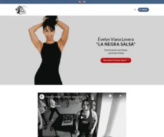 Lanegrasalsa.com(Evelyn La Negra) Screenshot