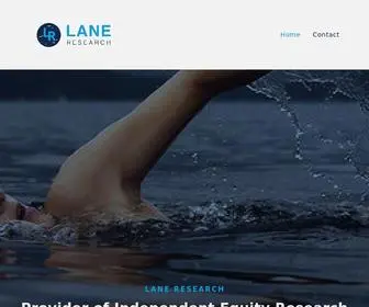 Laneres.com(Lane Research) Screenshot