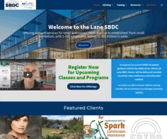 Lanesbdc.com(Lane SBDC) Screenshot