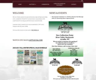 Lanesborosalescommission.com(Livestock) Screenshot