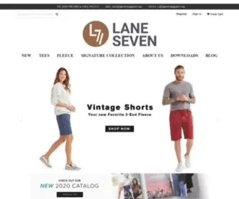 Lanesevenapparel.com(Lane Seven Apparel) Screenshot