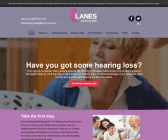 Laneshearing.co.uk(Lanes Hearing Aids) Screenshot
