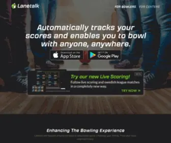 Lanetalk.com(Connecting the World of Bowling) Screenshot