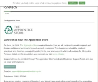 Lanetech.co.uk(Website Design & Development) Screenshot