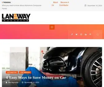 Lanewaymagazine.com.au(Laneway Magazine) Screenshot