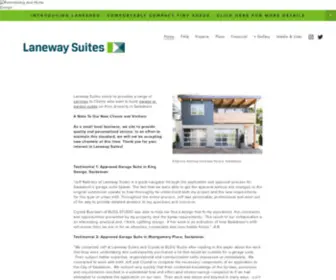 Lanewaysuites.com(Laneway Suites) Screenshot