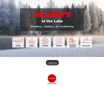 Laneysatthelake.com(Laney's Mechanical) Screenshot
