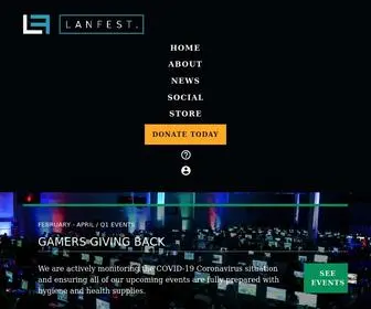 Lanfest.com(BUILDING HEALTHY COMMUNITIES THROUGH GAMING FacebookTwitterInstagramTwitchYouTubeDiscord WHAT) Screenshot