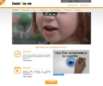 Langageoral.com(Orthophonie) Screenshot