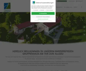 Langau.de(Barrierefreier Urlaub im Gruppenhaus im Allgäu) Screenshot