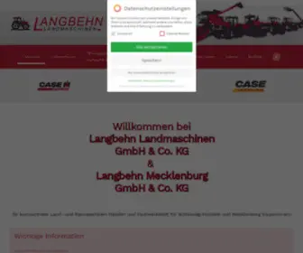 Langbehn-Landmaschinen.de(Langbehn Landmaschinen GmbH &) Screenshot