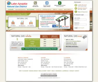 Langd.org(Lake Apopka Natural Gas District) Screenshot