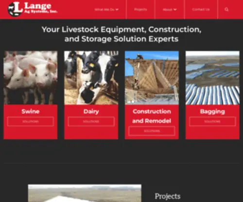 Langeagsystems.com(Lange Ag Systems) Screenshot