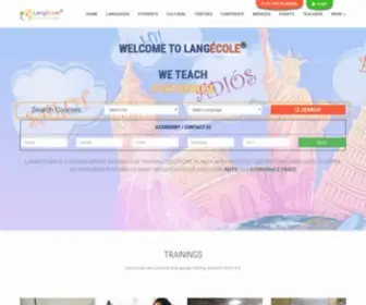 Langecole.com(Learn foreign languages) Screenshot