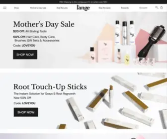 Langehair.com(L'ange Hair) Screenshot