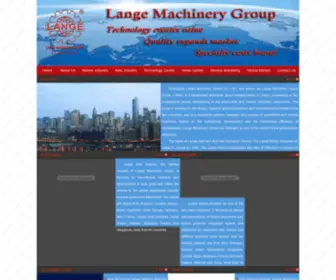 Langemachinery.com(Chongqing Lange Machinery Group Co) Screenshot