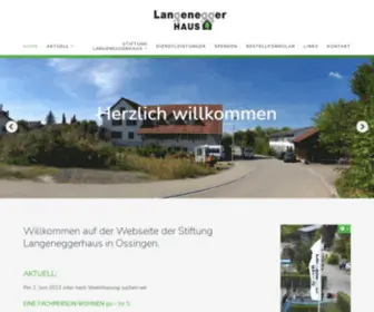 Langeneggerhaus.ch(Bär) Screenshot