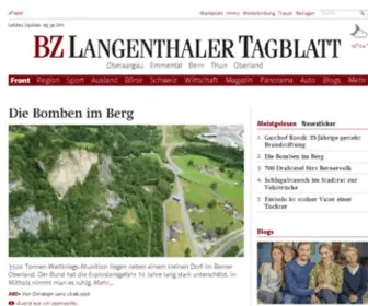 Langenthalertagblatt.ch(BZ Langenthaler Tagblatt) Screenshot