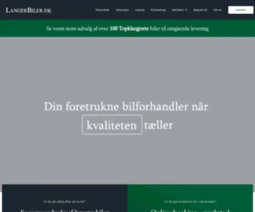 Langerbiler.dk(Bilforhandler Hobro) Screenshot